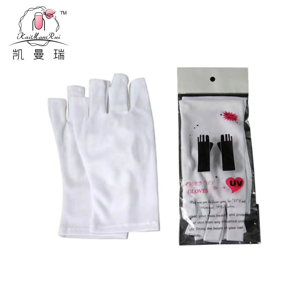 Guantes de manicura con protección UV